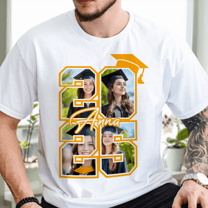 GeckoCustom Custom Photo Graduation 2025 Bright Shirt Graduation Gift HA75 891920