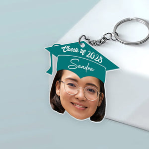 GeckoCustom Custom Photo Graduation Acrylic Keychain TA29 889024