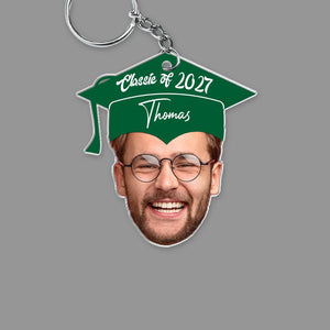 GeckoCustom Custom Photo Graduation Acrylic Keychain TA29 889024