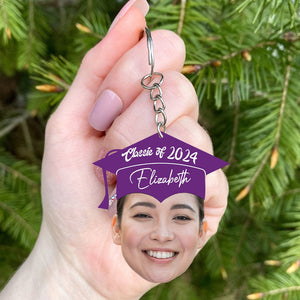 GeckoCustom Custom Photo Graduation Acrylic Keychain TA29 889024