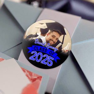 GeckoCustom Custom Photo Graduation Class Of 2025 Roll Sticker TA29 890523