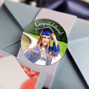 GeckoCustom Custom Photo Graduation Roll Sticker TA29 890521