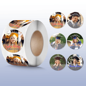 GeckoCustom Custom Photo Graduation Roll Sticker TA29 890521