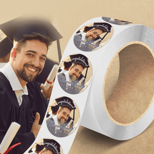 GeckoCustom Custom Photo Graduation Roll Sticker TA29 890521