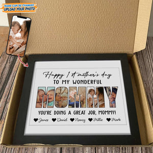 GeckoCustom Custom Photo Happy 1st Mother's Day Mummy Picture Frame N304 889148 8"x10"