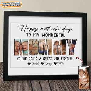 GeckoCustom Custom Photo Happy 1st Mother's Day Mummy Picture Frame N304 889148 8"x10"