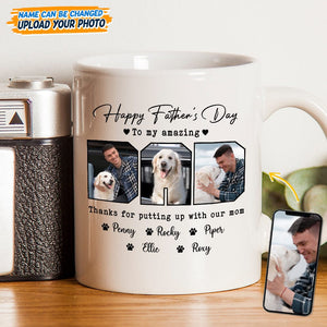 GeckoCustom Custom Photo Happy Father's Day To My Amazing Dad Mug K228 889256