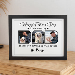 GeckoCustom Custom Photo Happy Father's Day To My Amazing Dad Picture Frame TA29 889170 8"x10"