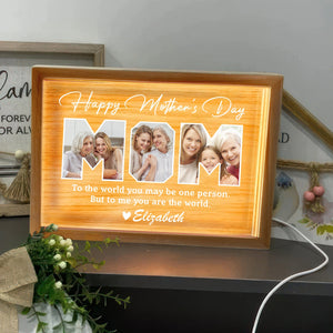 GeckoCustom Custom Photo Happy Mother's Day Light Box TA29 890285 5.91 x 8.27