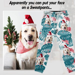 GeckoCustom Custom Photo Hawaii Pattern Pet Sweatpants TA29 890023