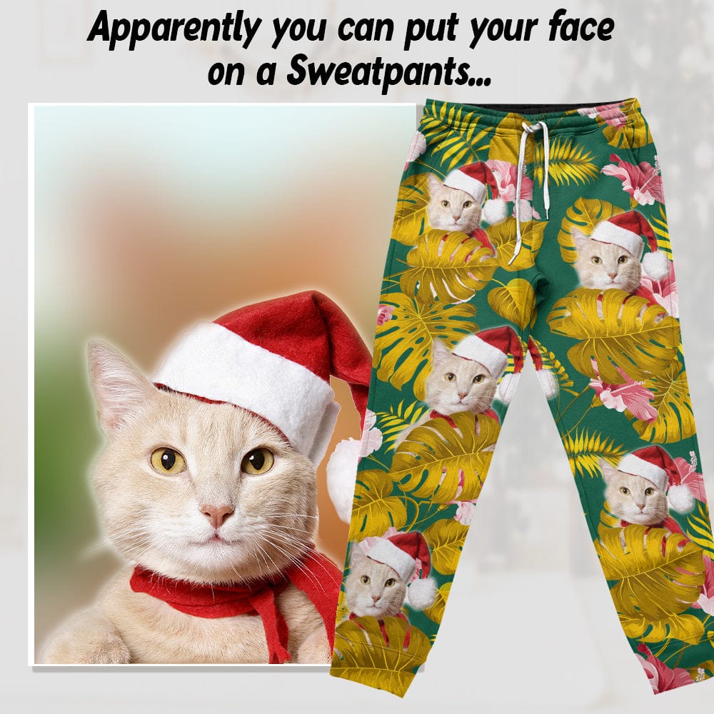 GeckoCustom Custom Photo Hawaii Pattern Pet Sweatpants TA29 890023