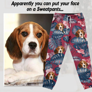 GeckoCustom Custom Photo Hawaii Pattern Pet Sweatpants TA29 890023