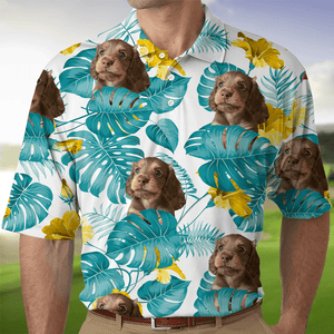 GeckoCustom Custom Photo Hawaiian Polo Shirt DM01 891081