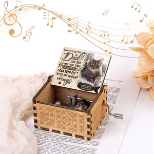 GeckoCustom Custom Photo I Can Run With My New Wings Dog Cat Memorial Music Box HO82 893500