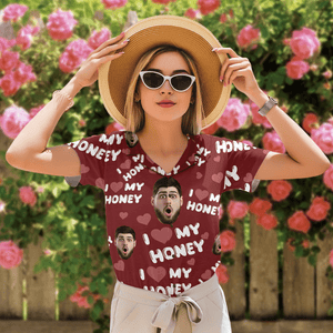 GeckoCustom Custom Photo I Love My Wife/ Girlfriend/ Husband/ Boyfriend Hawai Shirt Valentine's Day, Anniversary Gift HA75 891826