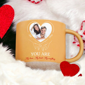 GeckoCustom Custom Photo I Love You Always And Forever Valentine's Day Pottery Mug TH10 892273 12oz