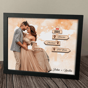 GeckoCustom Custom Photo I Need You Travel Adventure Together For Couple LM32 893039 Picture Frame / 10"x8"