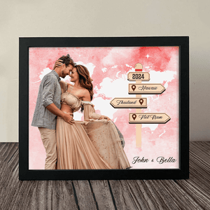 GeckoCustom Custom Photo I Need You Travel Adventure Together For Couple LM32 893039 Picture Frame / 10"x8"