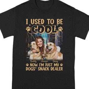 GeckoCustom Custom Photo I Used To Be Cool Snack Dealer Dog Shirt 890435