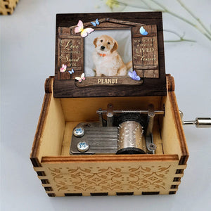 GeckoCustom Custom Photo If Love Could Have Saved You Dog Cat Memorial Music Box HO82 893502