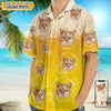 GeckoCustom Custom Photo In Beer Bubble For Cat Lover Hawaii Shirt N304 889291