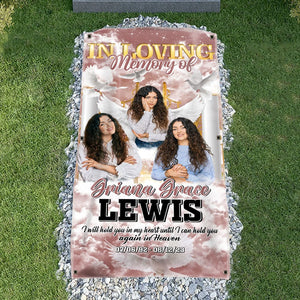 GeckoCustom Custom Photo In Loving Memory Of Memorial Grave Blanket N369 890232