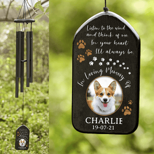 GeckoCustom Custom Photo In Loving Memory Of You Memorial Wind Chimes N304 889933