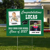 GeckoCustom Custom Photo Let's Make Memories Class Of 2025 Graduation Yard Sign HO82 893458