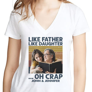 GeckoCustom Custom Photo Like Father Like Daughter Family Shirt N304 890305