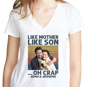 GeckoCustom Custom Photo Like Mother Like Son Family Shirt N304 890303