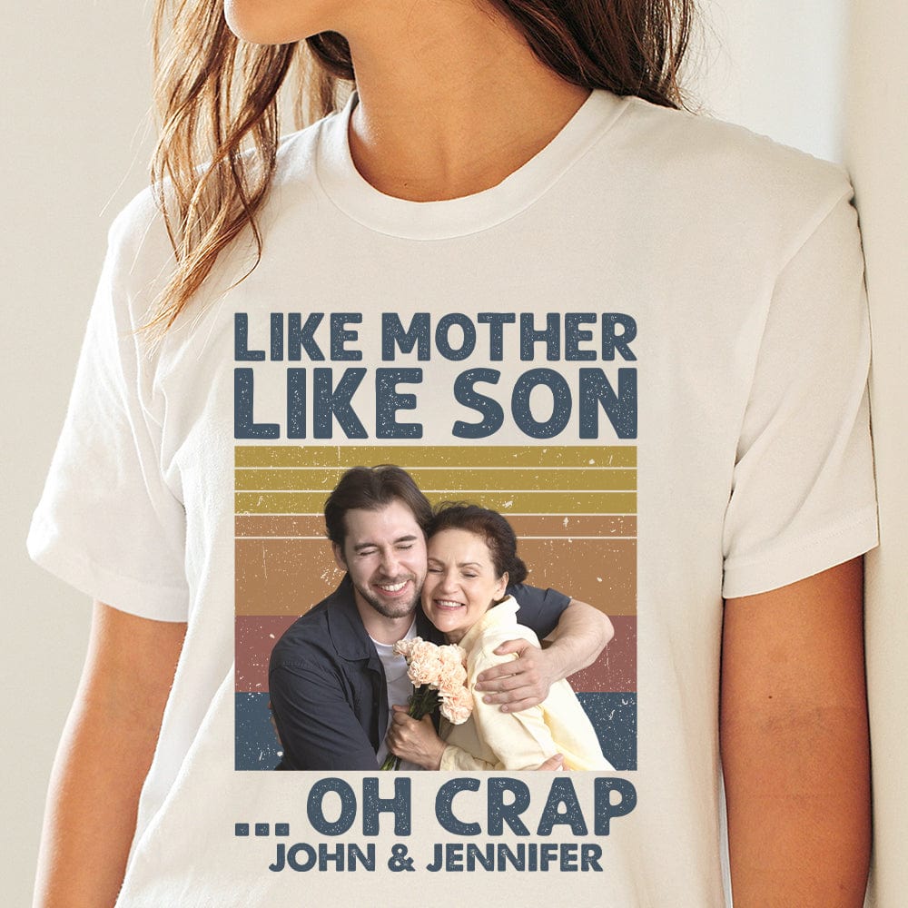 GeckoCustom Custom Photo Like Mother Like Son Family Shirt N304 890303