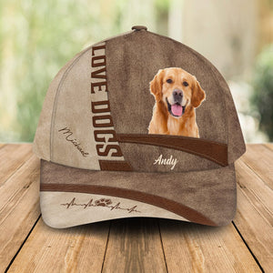 GeckoCustom Custom Photo Love Dog Classic Cap TA29 889965 Polyester