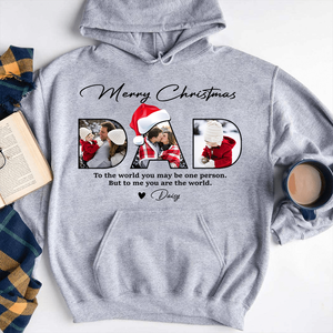 Custom Photo Merry Christmas For Dad Family Shirt TA29 889902