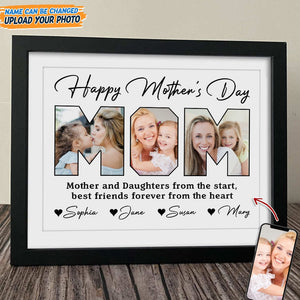 GeckoCustom Custom Photo Mother And Children Best Friends Forever Picture Frame N304 889178 8"x10"