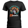 GeckoCustom Custom Photo On Sport Ball Vintage Style Shirt N369 890037 Premium Tee (Favorite) / P Black / S