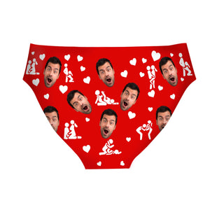 GeckoCustom Custom Photo Only He Can Insert Here Underwear Valentine's Day, Anniversary Gift for Wife HA75 891834