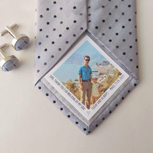 GeckoCustom Custom Photo Peel & Stick Tie Patch For Men T368 889694