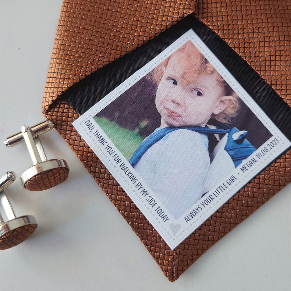 GeckoCustom Custom Photo Peel & Stick Tie Patch For Men T368 889694