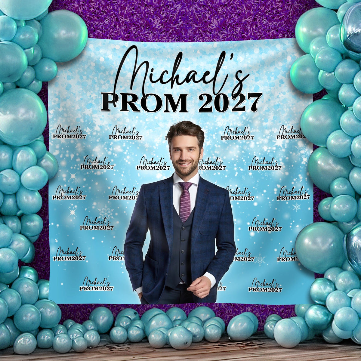 GeckoCustom Custom Photo Prom 2024 Backdrop DM01 890865