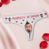 GeckoCustom Custom Photo Property Of Underwear Valentine's Day, Anniversary Gift for Wife HA75 891820