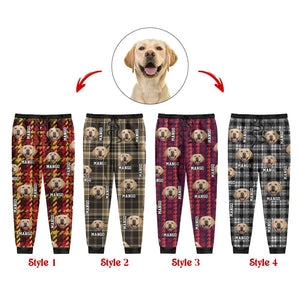 GeckoCustom Custom Photo Seamless Pattern Dog Cat Sweatpants TA29 890091