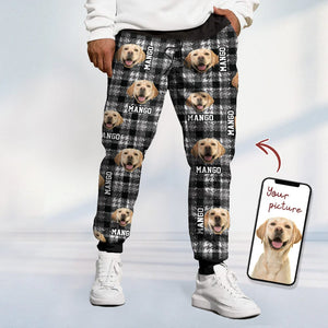 GeckoCustom Custom Photo Seamless Pattern Dog Cat Sweatpants TA29 890091