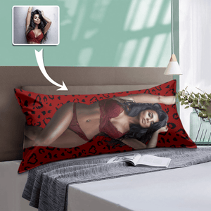 GeckoCustom Custom Photo Sexy Body Rectangle Pillow case For Couple DA199 889964