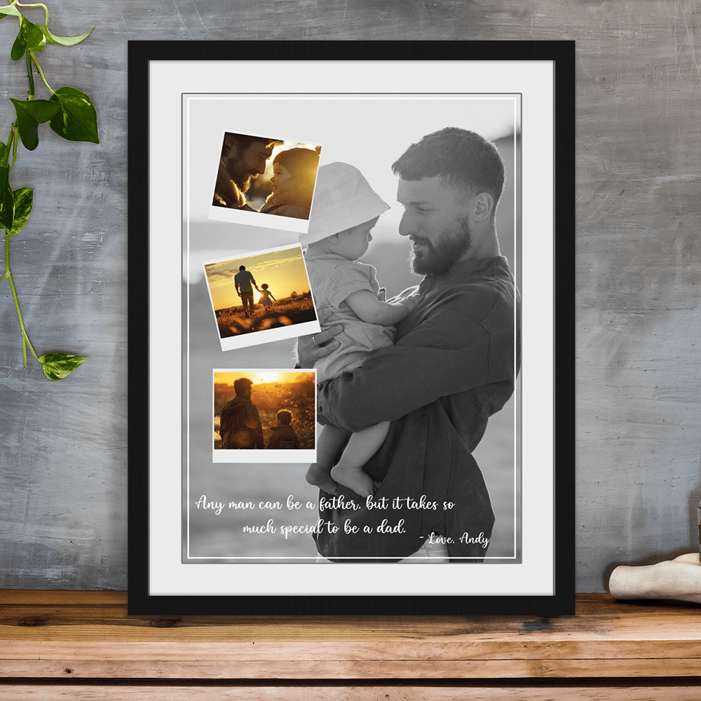 GeckoCustom Custom Photo Special To Be A Dad Father's Day Poster DM01 890947