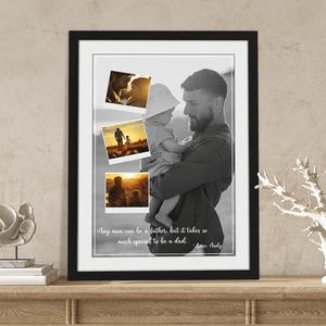 GeckoCustom Custom Photo Special To Be A Dad Father's Day Poster DM01 890947