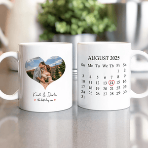 GeckoCustom Custom Photo The Best Day Ever Valentine's Day Mug TH10