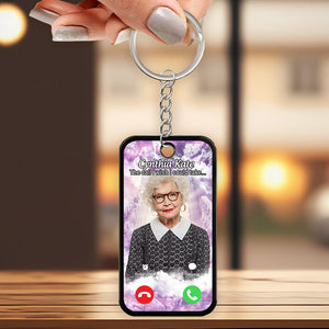 GeckoCustom Custom Photo The Call I Wish I Could Take Memorial Acrylic Keychain T286 890430 60mmW x 40mmH