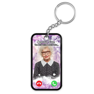 GeckoCustom Custom Photo The Call I Wish I Could Take Memorial Acrylic Keychain T286 890430 60mmW x 40mmH