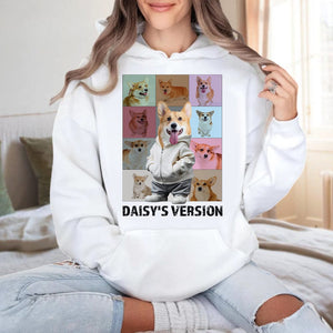 GeckoCustom Custom Photo The Eras Tour For Dog Lover Shirt TH10 892421 Pullover Hoodie / White Colour / S