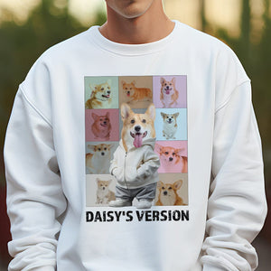 GeckoCustom Custom Photo The Eras Tour For Dog Lover Shirt TH10 892421 Sweatshirt / Sand Color / S